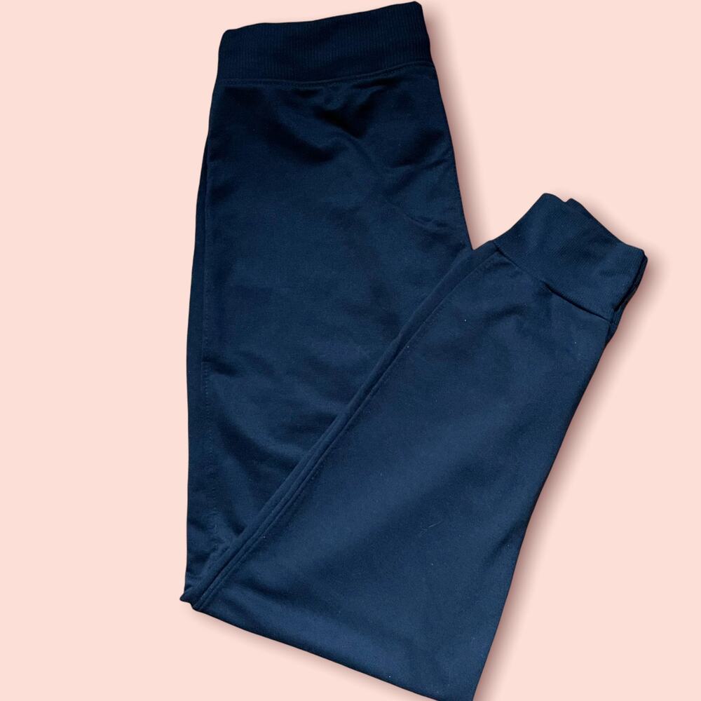 BLACK FITTED JOGGERS WITH TAPERED ANKLE-BNWT W MINOR FLAW-SUPER COMFY